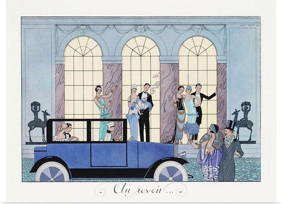 "Au Revoir(1920)", George Barbier