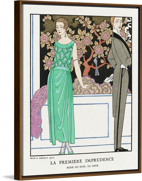 "La premiere imprudence: Robe du soir, de Beer (1921)", George Barbier