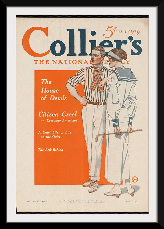 "Collier's, the national. The house of devils", Edward Penfield