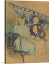 Henri de Toulouse-Lautrec’s “Fashionable People at Les Ambassadeurs (Aux Ambassadeurs: Gens Chic) (1893)” is a beautiful print that captures the essence of the Parisian café society. The print features a group of fashionable people gathered at the famous Les Ambassadeurs café, with the artist’s signature use of color and line.