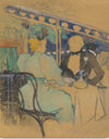 "Fashionable People at Les Ambassadeurs (Aux Ambassadeurs: Gens Chic) (1893)", Henri de Toulouse-Lautrec