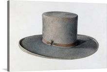 Adorn your space with the elegance and simplicity of this exquisite art print, capturing a meticulously detailed portrayal of a classic grey top hat. The artist’s skillful use of shading and texture breathes life into this inanimate object, making it a centerpiece of conversation and admiration. The subtle interplay of light and shadow accentuates the hat’s form, while the delicate bow adds a touch of grace. 