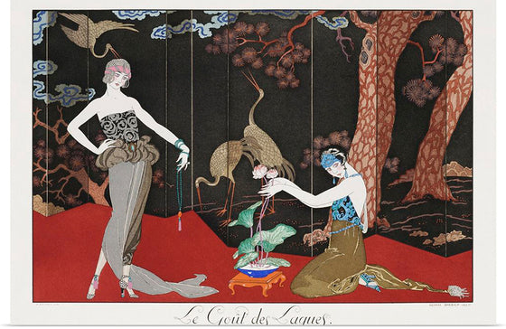 "Le Gout des Laques (1920)", George Barbier
