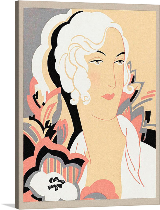 Experience the beauty of fashion with Delovincourt’s “Cover of the Fashion Magazine (1931)”. This beautiful print features a woman’s face in profile, with a bold and graphic design.