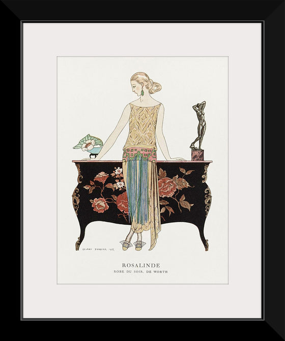 "Rosalinde: Robe du soir (1922)", George Barbier
