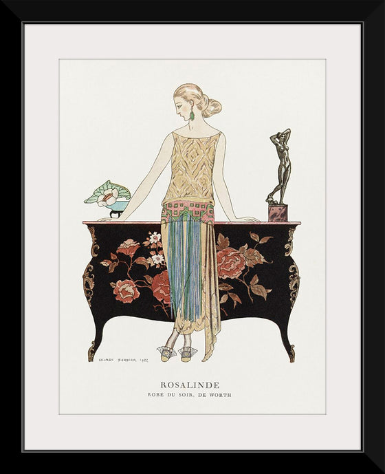 "Rosalinde: Robe du soir (1922)", George Barbier