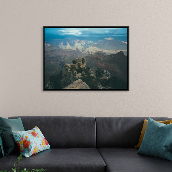 "Rainbow over the Grand Canyon"