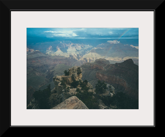 "Rainbow over the Grand Canyon"