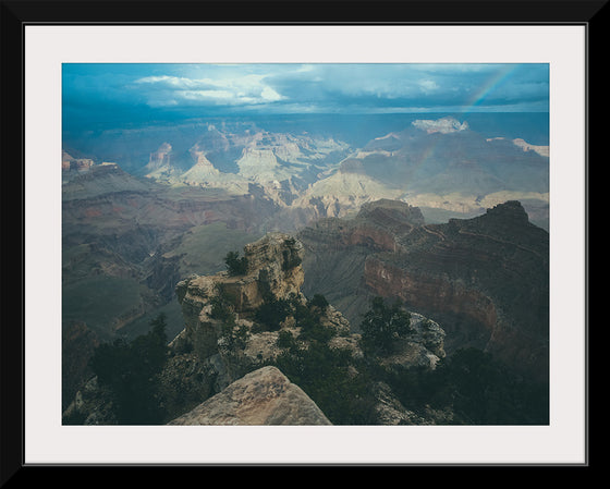 "Rainbow over the Grand Canyon"