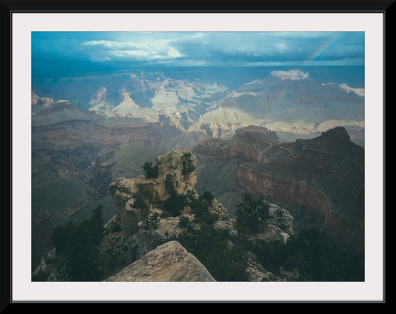 "Rainbow over the Grand Canyon"