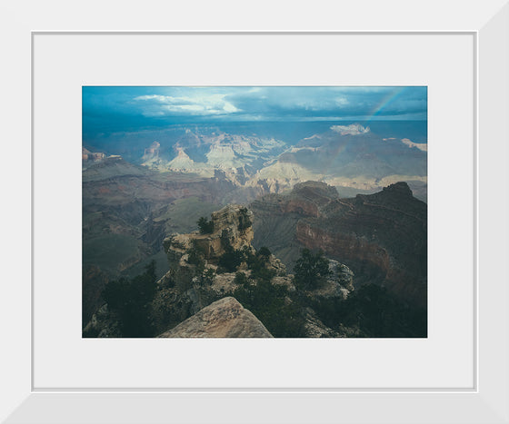 "Rainbow over the Grand Canyon"