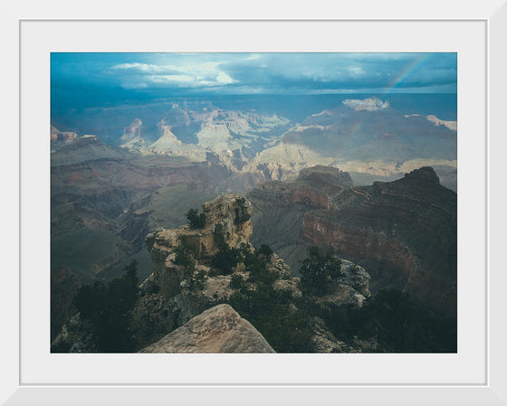 "Rainbow over the Grand Canyon"