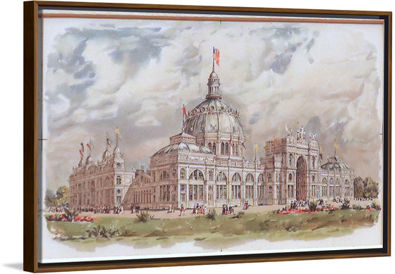 "United States Government Building, World's Columbian Exposition Art Portfolio", Childe Hassam