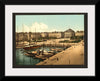 "The Place Gambetta and docks, Havre, France"