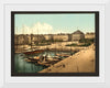 "The Place Gambetta and docks, Havre, France"