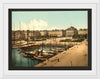 "The Place Gambetta and docks, Havre, France"