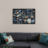 "Wet Beach Pebbles of Various Colors and Sizes at Oceanside"