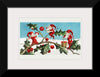 "Santa elves painting berries on holly leaves",  L. Prang & Co.