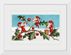 "Santa elves painting berries on holly leaves",  L. Prang & Co.