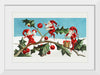 "Santa elves painting berries on holly leaves",  L. Prang & Co.