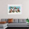 "Santa elves painting berries on holly leaves",  L. Prang & Co.