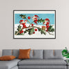 "Santa elves painting berries on holly leaves",  L. Prang & Co.