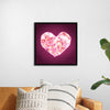 "Pink Sequin heart"