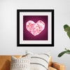 "Pink Sequin heart"