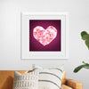 "Pink Sequin heart"