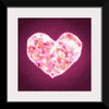 "Pink Sequin heart"