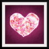 "Pink Sequin heart"