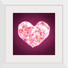 "Pink Sequin heart"