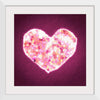 "Pink Sequin heart"