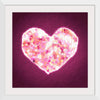 "Pink Sequin heart"