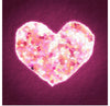 "Pink Sequin heart"