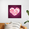 "Pink Sequin heart"