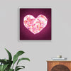 "Pink Sequin heart"