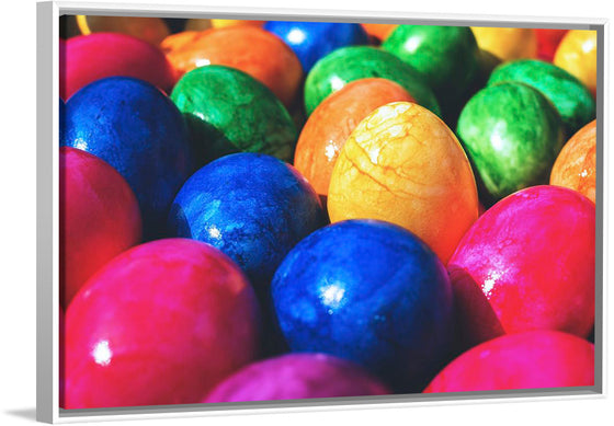 "Colorful Easter eggs"