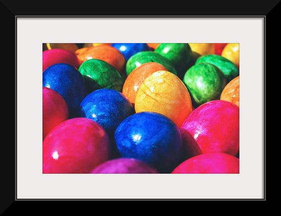 "Colorful Easter eggs"