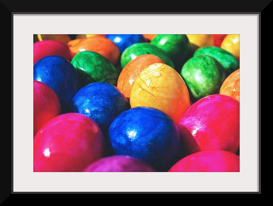 "Colorful Easter eggs"