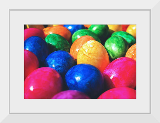 "Colorful Easter eggs"