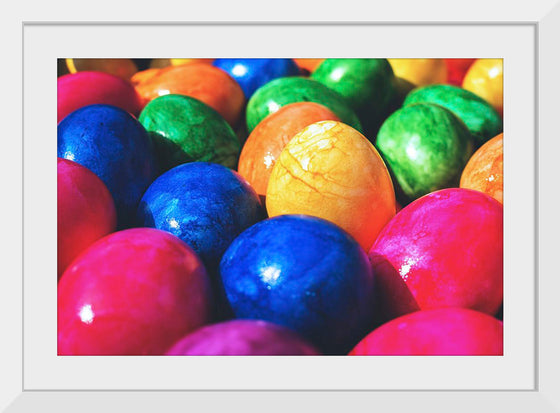 "Colorful Easter eggs"