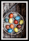 "Colored Easter Eggs in a basket", Monika Grabkowska