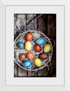 "Colored Easter Eggs in a basket", Monika Grabkowska