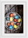 "Colored Easter Eggs in a basket", Monika Grabkowska