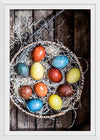 "Colored Easter Eggs in a basket", Monika Grabkowska