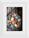 "Colored Easter Eggs in a basket", Monika Grabkowska