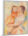 "Washerwoman and Child (La Blanchisseuse et son enfant) (1886)", Pierre-Auguste Renoir