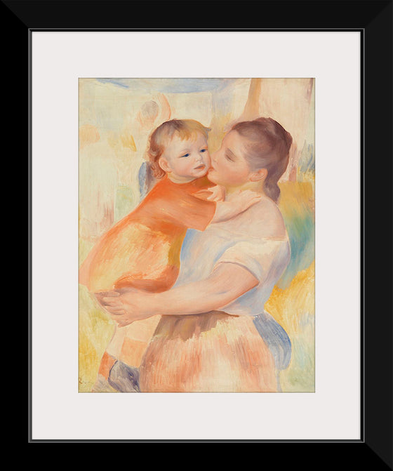 "Washerwoman and Child (La Blanchisseuse et son enfant) (1886)", Pierre-Auguste Renoir