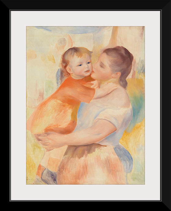 "Washerwoman and Child (La Blanchisseuse et son enfant) (1886)", Pierre-Auguste Renoir